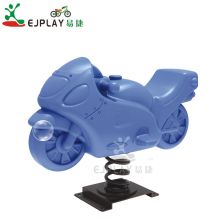 Motorcycle Shape Plastic Spring Toy Riders
