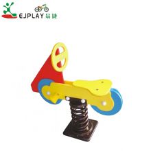 Children Ride Bicycle Shape Plastic Spring Toy Riders