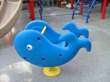 Submarine Shape Children Spring Toy Riders
