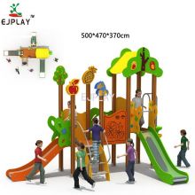 Wooden PE Slide Outdoor Playground Children Playground