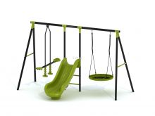 Slide Swing Seesaw Multi Element Swing Combination For Many Children