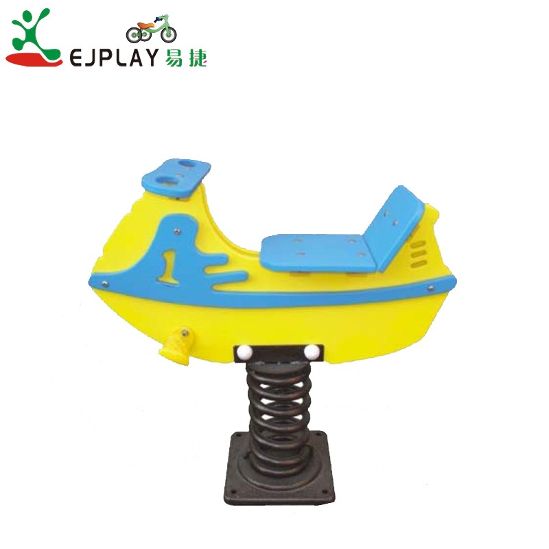 Butterfly Shape Plastic Spring Toy Riders