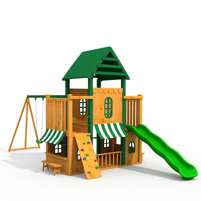 Wooden playground